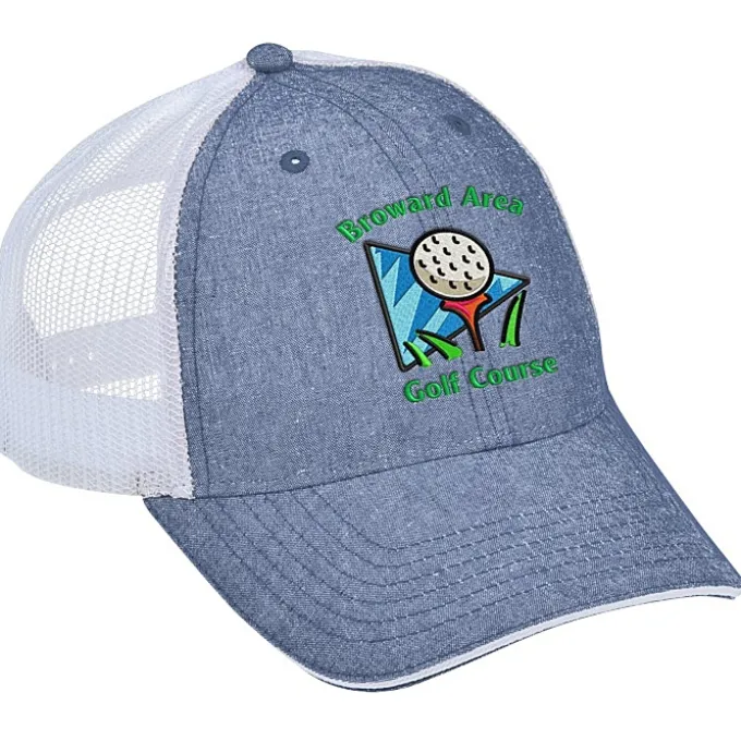 Chambray Trucker Cap