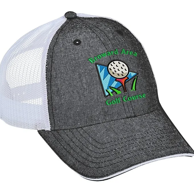 Chambray Trucker Cap