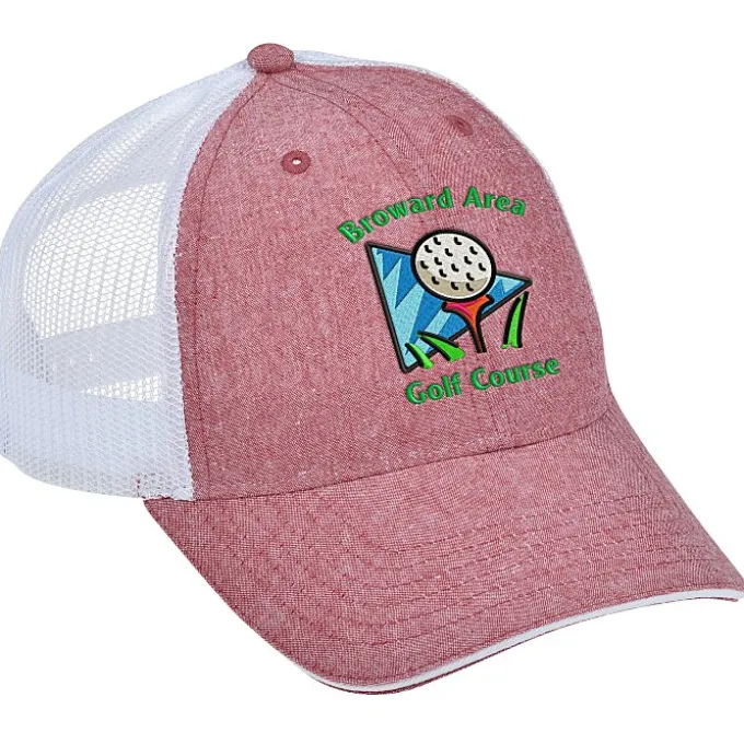 Chambray Trucker Cap