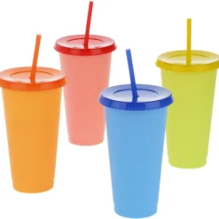 Chameleon Color Change Tumbler with Straw - 24 oz - 24 hr