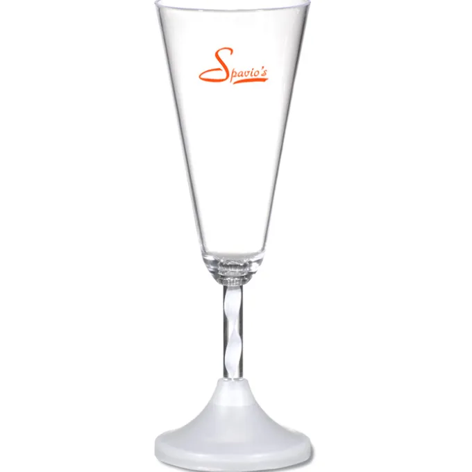 Champagne Glass with Light-Up Spiral Stem - 7 oz.
