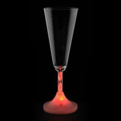 Champagne Glass with Light-Up Spiral Stem - 7 oz. - 24 hr