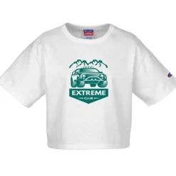Champion Cropped Reverse Weave T-Shirt - Ladies'