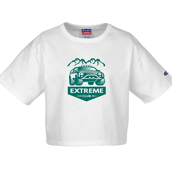 Champion Cropped Reverse Weave T-Shirt - Ladies'