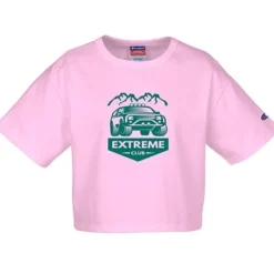 Champion Cropped Reverse Weave T-Shirt - Ladies'