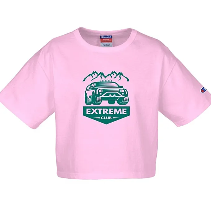 Champion Cropped Reverse Weave T-Shirt - Ladies'