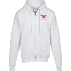 Champion Powerblend Full-Zip Hoodie - Embroidered