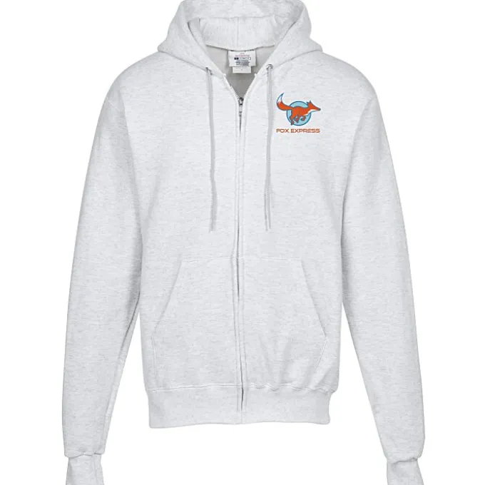 Champion Powerblend Full-Zip Hoodie - Embroidered