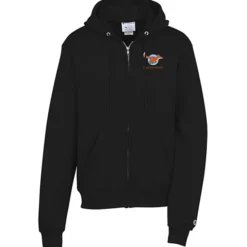 Champion Powerblend Full-Zip Hoodie - Embroidered