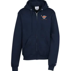 Champion Powerblend Full-Zip Hoodie - Embroidered