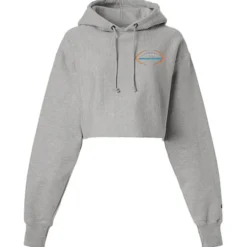 Champion Reverse Weave Cropped Hoodie - Ladies' - Embroidered