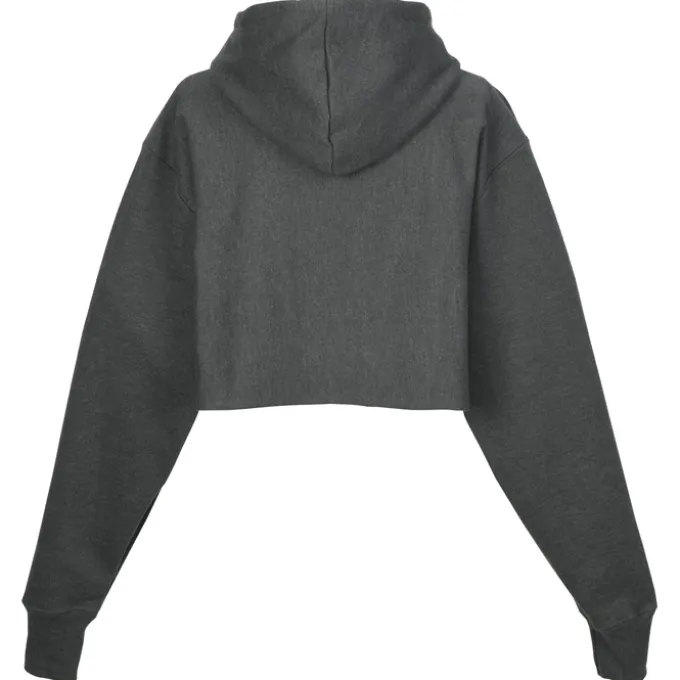 Champion Reverse Weave Cropped Hoodie - Ladies' - Embroidered