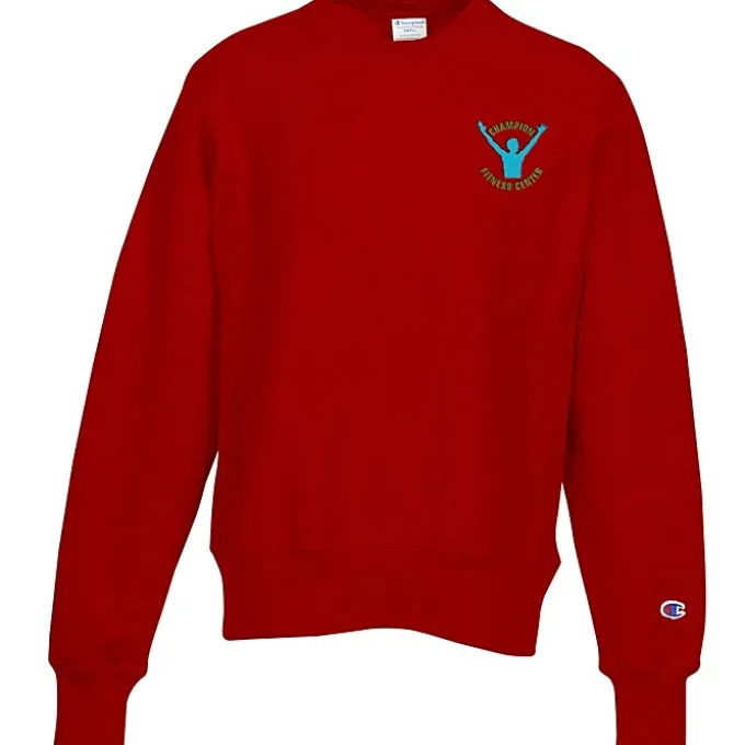 Champion Reverse Weave 12-oz Crew Sweatshirt - Embroidered