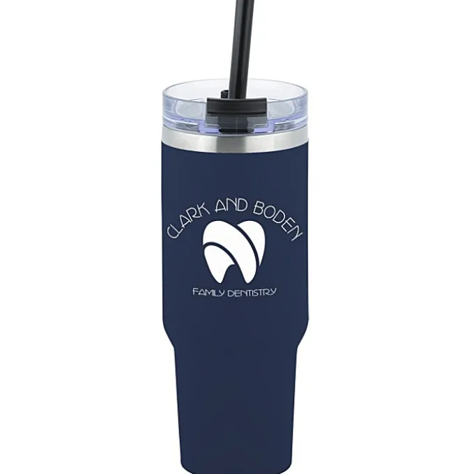 Charger Vacuum Tumbler - 40 oz