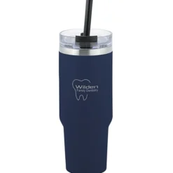 Charger Vacuum Tumbler - 40 oz - Laser Engraved