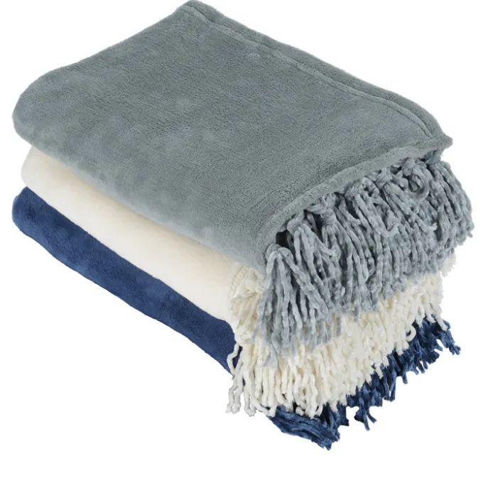 Chenille Fringed Blanket