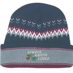 Chevron Heavyweight Beanie with Cuff