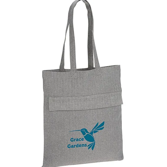 Chevron Zip Pocket Tote