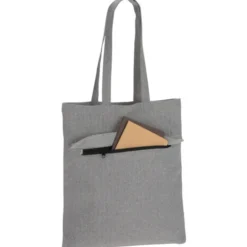 Chevron Zip Pocket Tote