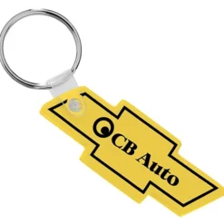 Chevy Bow Tie Soft Keychain - Opaque