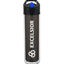 Chiller Insulated Bottle with Two-Tone Flip Straw Lid - 16 oz