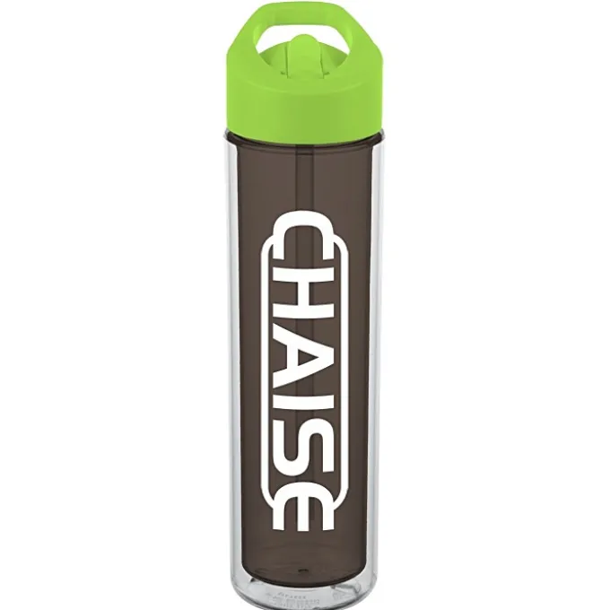 Chiller Insulated Bottle with Flip Straw Lid - 16 oz