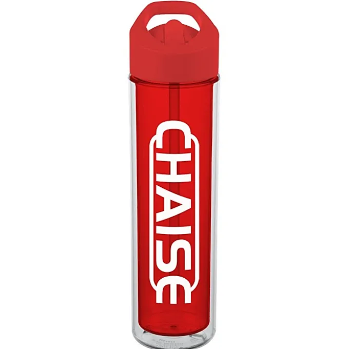 Chiller Insulated Bottle with Flip Straw Lid - 16 oz