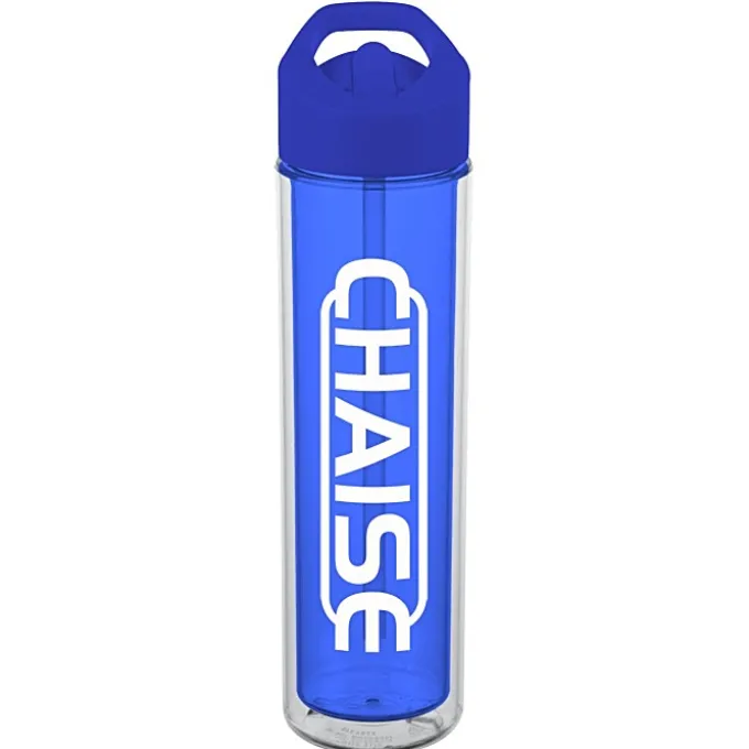 Chiller Insulated Bottle with Flip Straw Lid - 16 oz