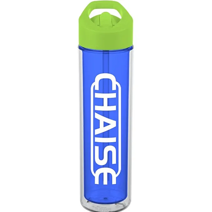 Chiller Insulated Bottle with Flip Straw Lid - 16 oz