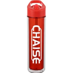 Chiller Insulated Bottle with Flip Straw Lid - 16 oz