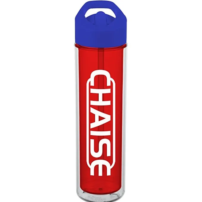 Chiller Insulated Bottle with Flip Straw Lid - 16 oz