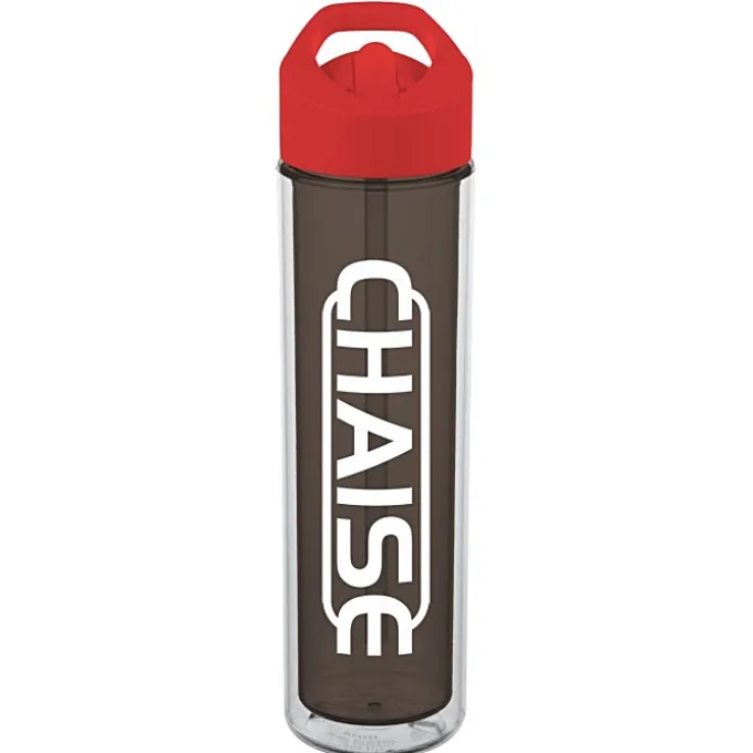 Chiller Insulated Bottle with Flip Straw Lid - 16 oz