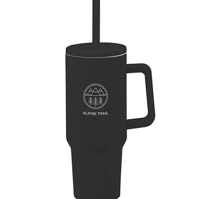 Chill Out Vacuum Mug with Straw - 40 oz. - Laser Engraved