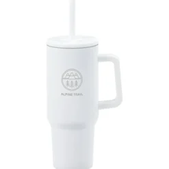 Chill Out Vacuum Mug with Straw - 40 oz. - Laser Engraved