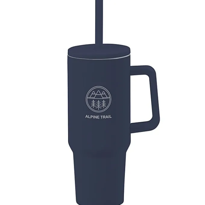 Chill Out Vacuum Mug with Straw - 40 oz. - Laser Engraved
