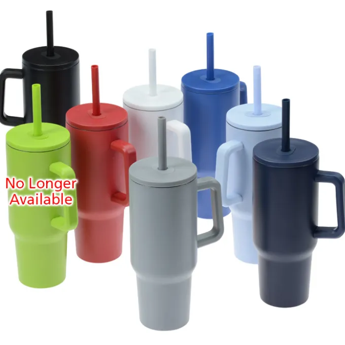 Chill Out Vacuum Mug with Straw - 40 oz.