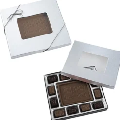 Chocolate Bites - 12-Piece - Silver Box