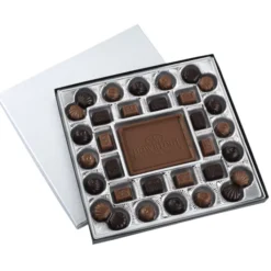 Chocolate Bites - 32-Piece - Silver Box