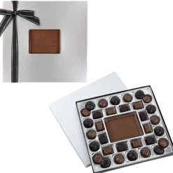 Chocolate Bites - 32-Piece - Silver Box