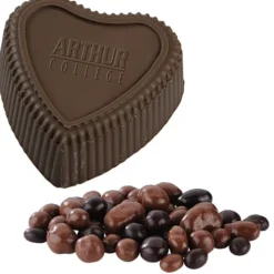Chocolate Heart Box with Confection - Gold Box