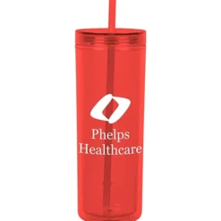 Chroma Acrylic Tumbler with Straw - 16 oz