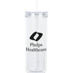 Chroma Acrylic Tumbler with Straw - 16 oz