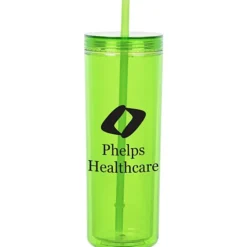 Chroma Acrylic Tumbler with Straw - 16 oz