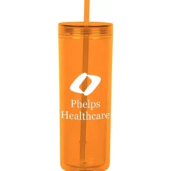 Chroma Acrylic Tumbler with Straw - 16 oz