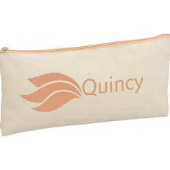 Chroma Zip Cotton Pouch - 5 1/2 inches x 11 inches