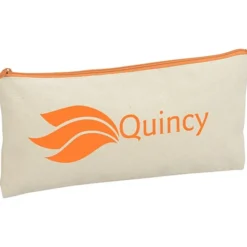Chroma Zip Cotton Pouch - 5 1/2 inches x 11 inches
