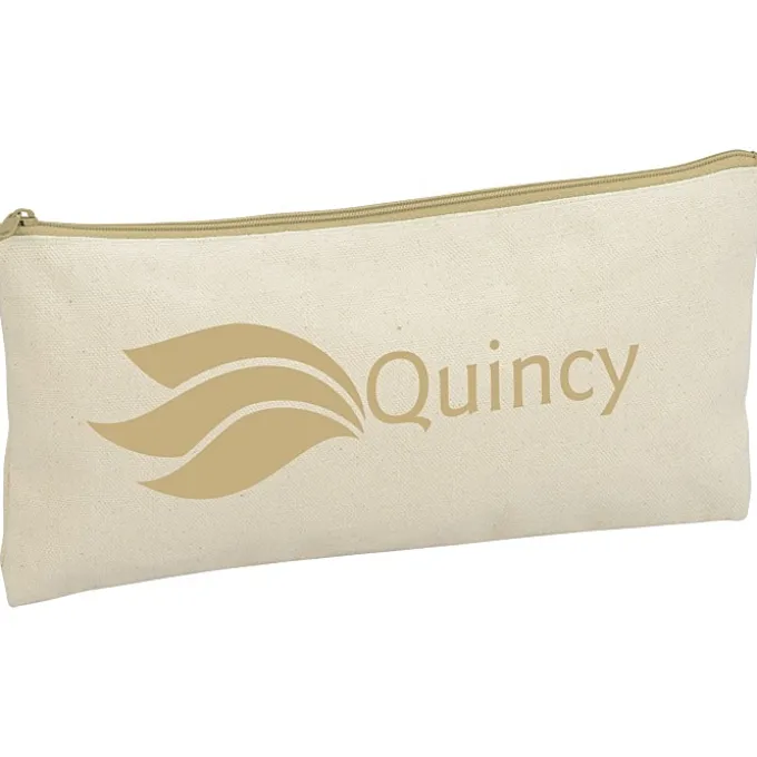 Chroma Zip Cotton Pouch - 5 1/2 inches x 11 inches