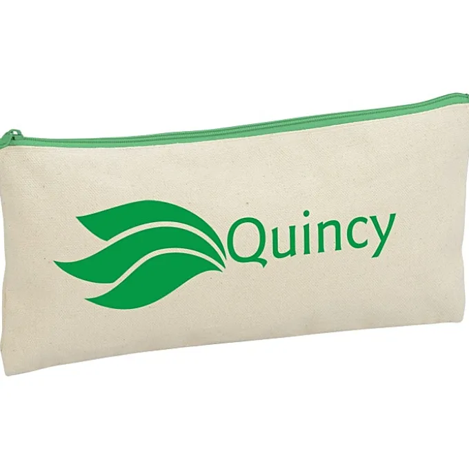 Chroma Zip Cotton Pouch - 5 1/2 inches x 11 inches