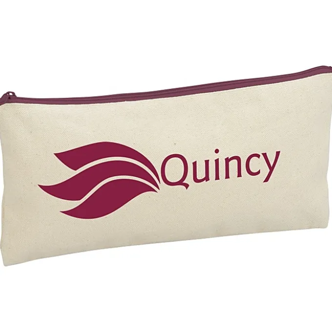 Chroma Zip Cotton Pouch - 5 1/2 inches x 11 inches