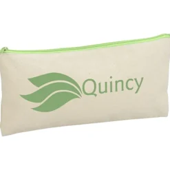 Chroma Zip Cotton Pouch - 5 1/2 inches x 11 inches